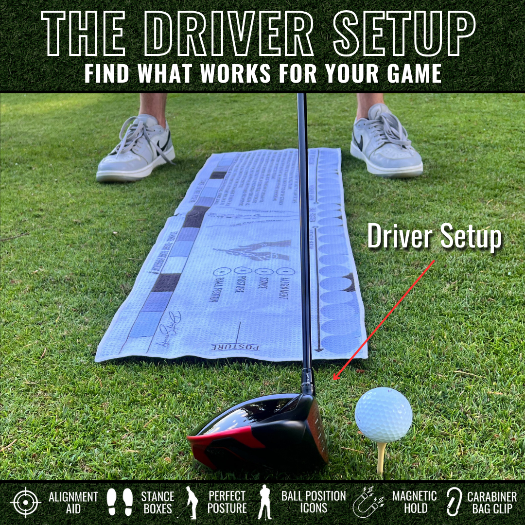 Savvy Setup Training Aid Golf Towel: Effortlessly Improve Your Game On The First Swing