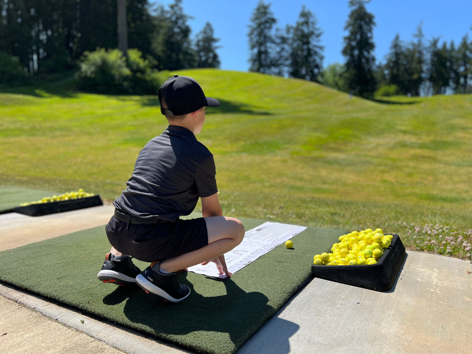 Savvy Setup for alignment, stance, posture and ball position. 