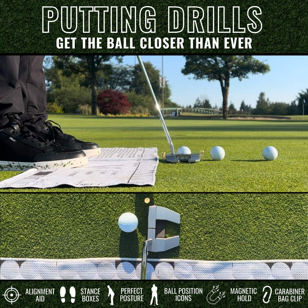 Savvy Setup Training Aid Golf Towel: Effortlessly Improve Your Game On The First Swing