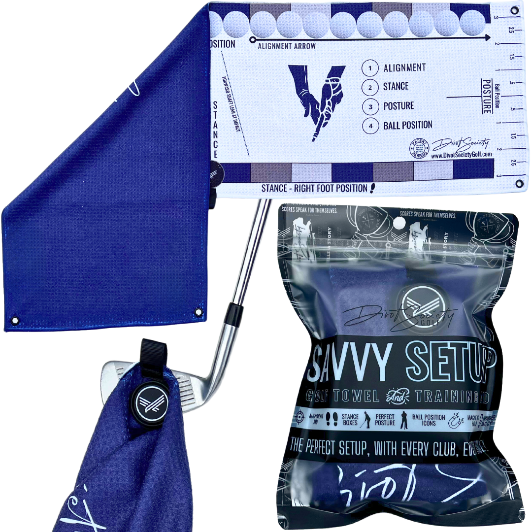 Savvy Setup Training Aid Golf Towel: Effortlessly Improve Your Game On The First Swing