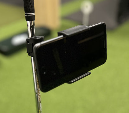 SnapStick - Mobile Phone Holder for Recording Golf Swing - Lightweight & Portable - Instant Feedback - Fits Phones up to 5.7" wide